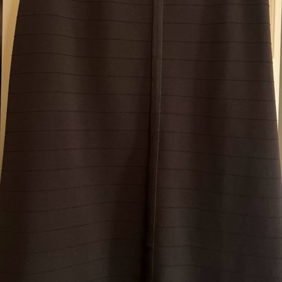 Catherine's Curvy Collection Straight Black Knit Skirt Size 3x (26-28) - Picture 3 of 4